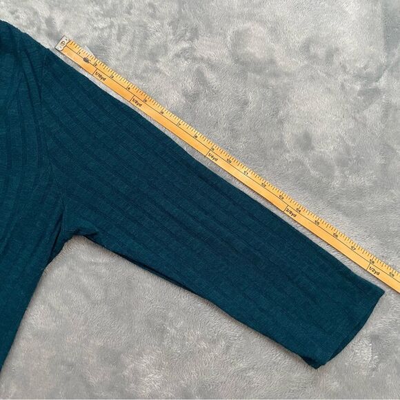 TORRID Teal Sweater Skater Dress Size 0X - Picture 13 of 14